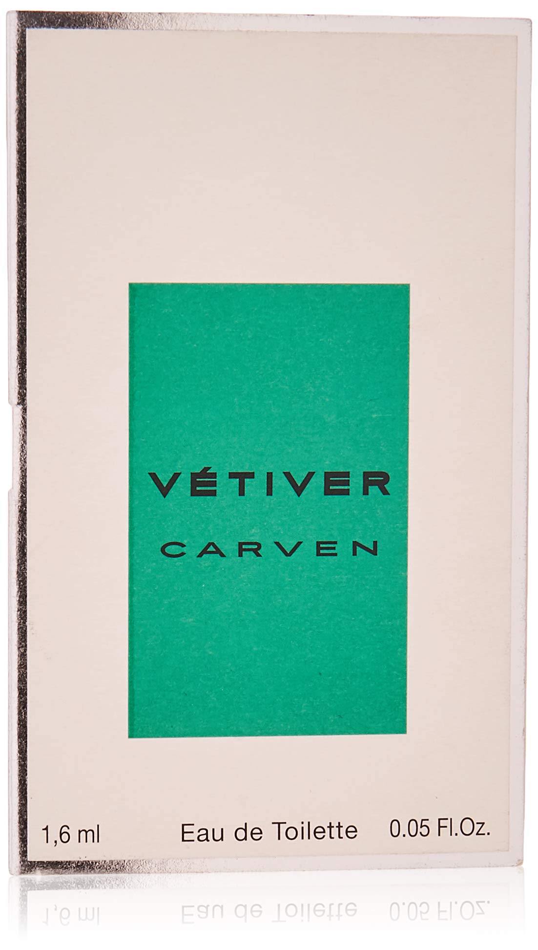 Carven Vetiver by Carven for Men - 1.6 Oz EDT Spray Vial Mini - Fresh Fragrance for Him