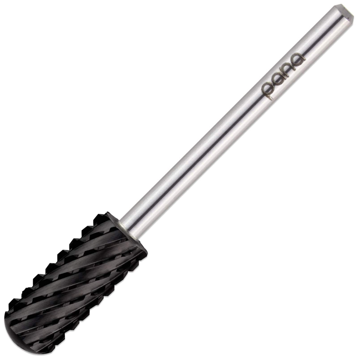 Pana Dlc Black Small Barrel Nail Drill Bit - 3X Coarse Grit For Fast Acrylic & Gel Removal