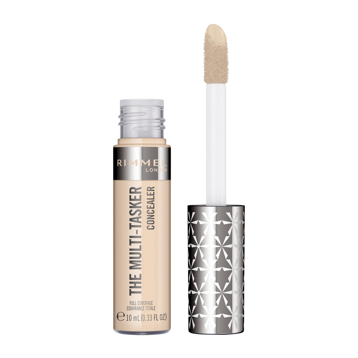 Rimmel London Multi-Tasker Concealer 010 Porcelain, Waterproof, Vegan, 24-Hour Wear, 0.33