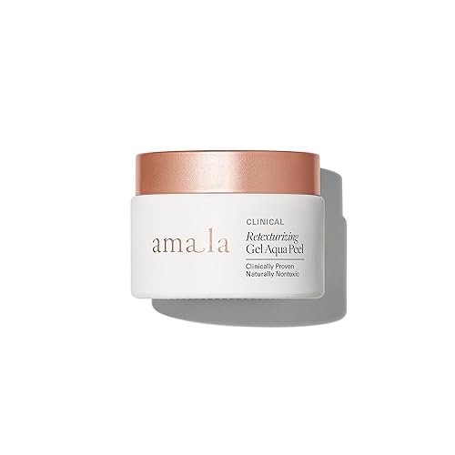 Amala Retexturing Gel Aqua Peel - 15% Aha, Willow Bark, Anti-Aging Mask For Smooth Glow, 50