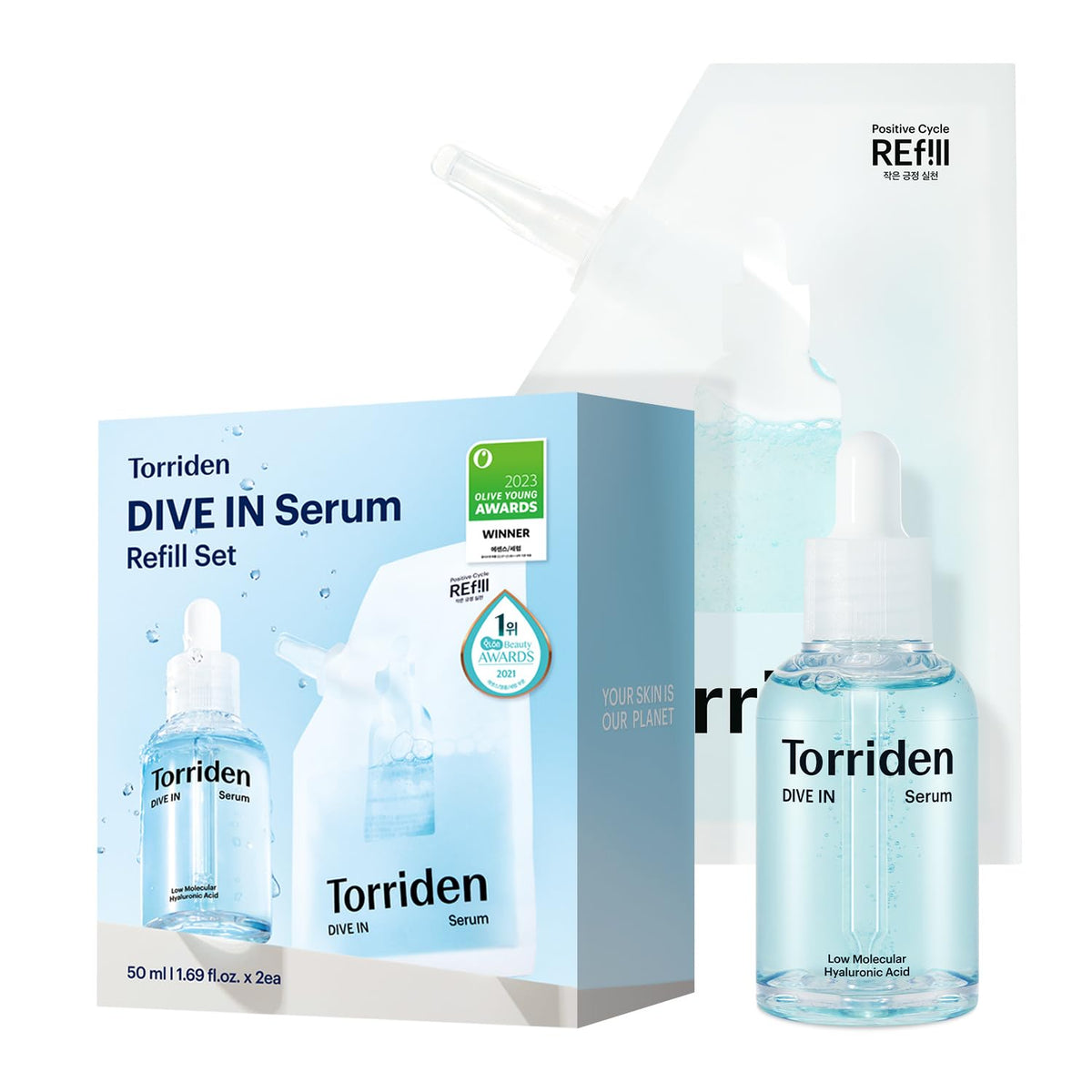 Torriden Dive In Serum 2-Pack | Deep Hydration With Hyaluronic Acid & Panthenol