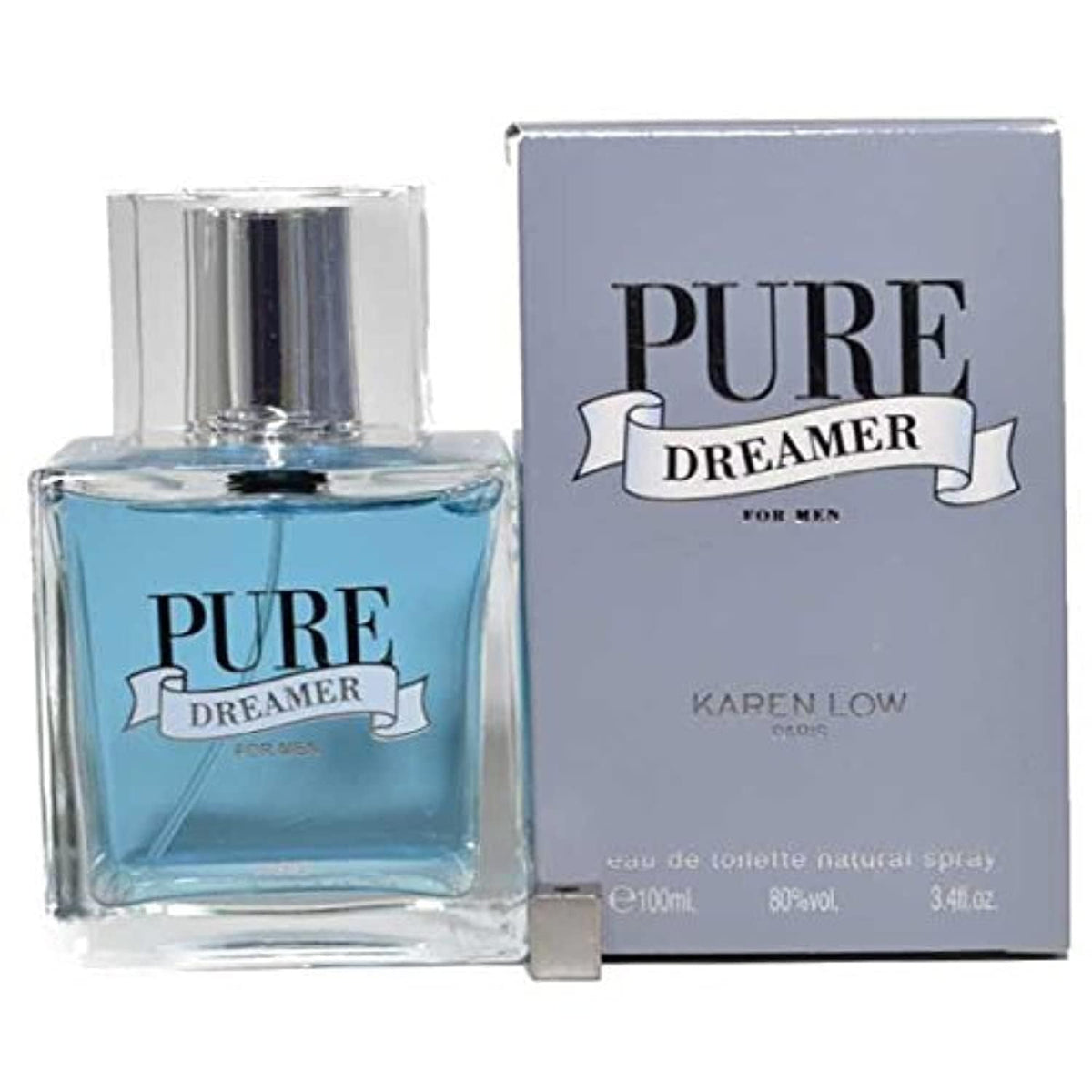 Geparlys Pure Dreamer Eau De Toilette Spray for Men, 3.4oz/100ml - Fresh Blue Fragrance, Long-lasting Scent