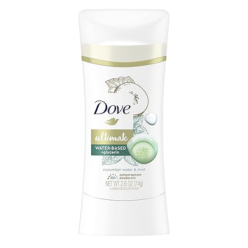 Dove Ultimate Antiperspirant Deodorant Stick, Cucumber Water & Mint, 2.6 Oz