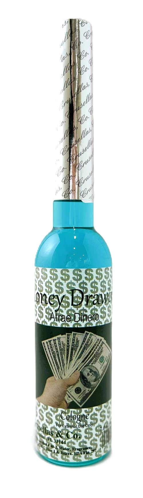 Crusellas Money Drawing Cologne 7 Fl Oz - Atrae Dinero, Attract Wealth & Prosperity