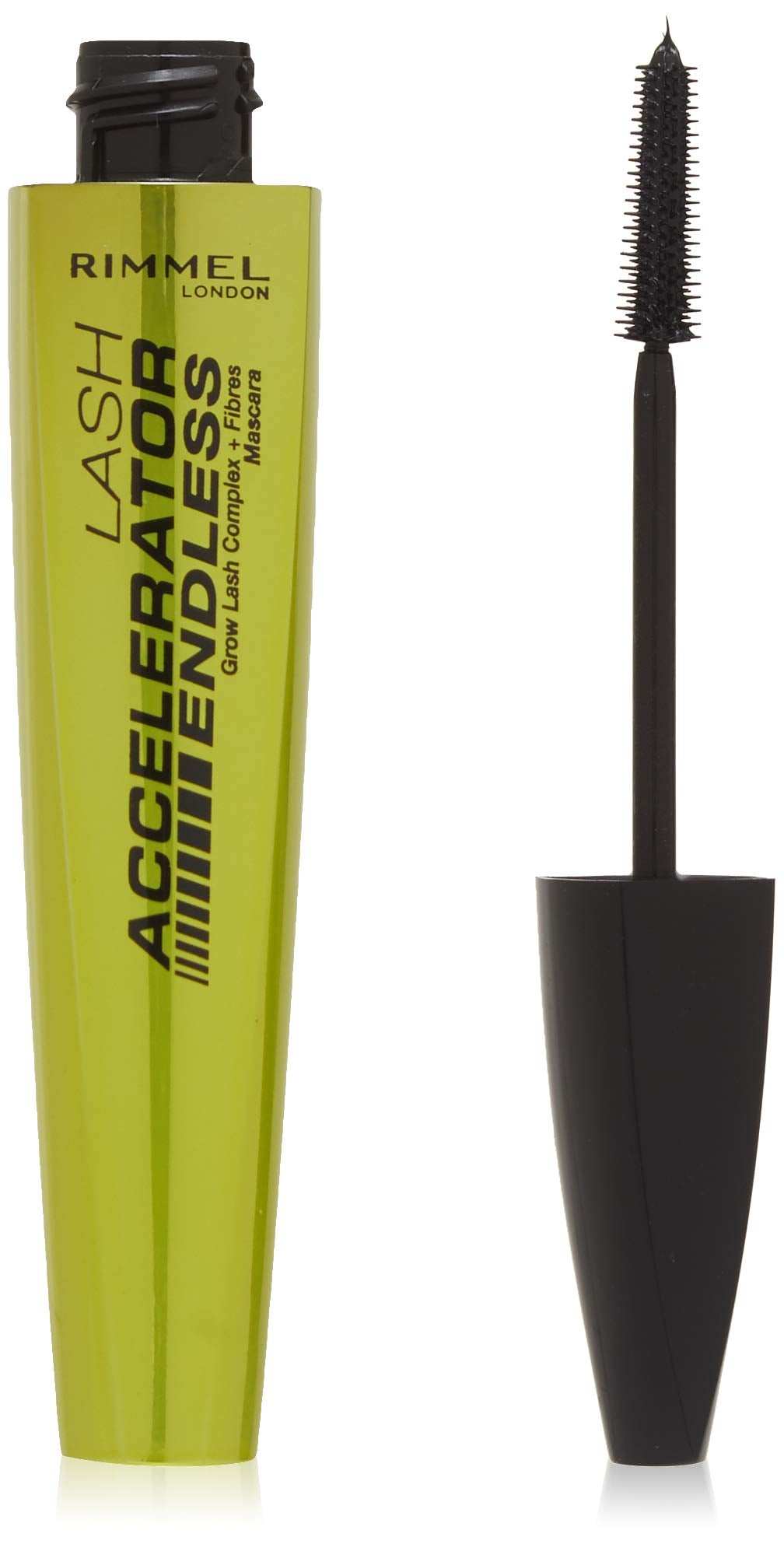 Rimmel London Lash Accelerator Mascara, Extreme Black, No Clumps, 0.33 Oz