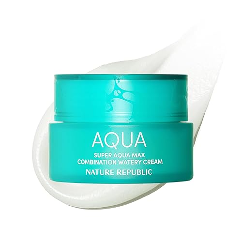 Nature Republic Super Aqua Max Combination Watery Cream, 2.7 Fl Oz - Hydrating For Combination Skin