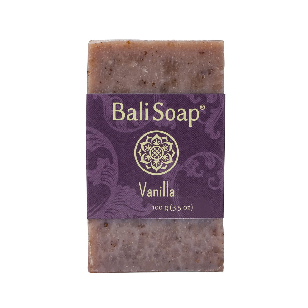 Bali Soap Vanilla Natural Soap - Vegan Exfoliating Bar Soap For Bath & Body - 3 Pack, 3.5 Oz