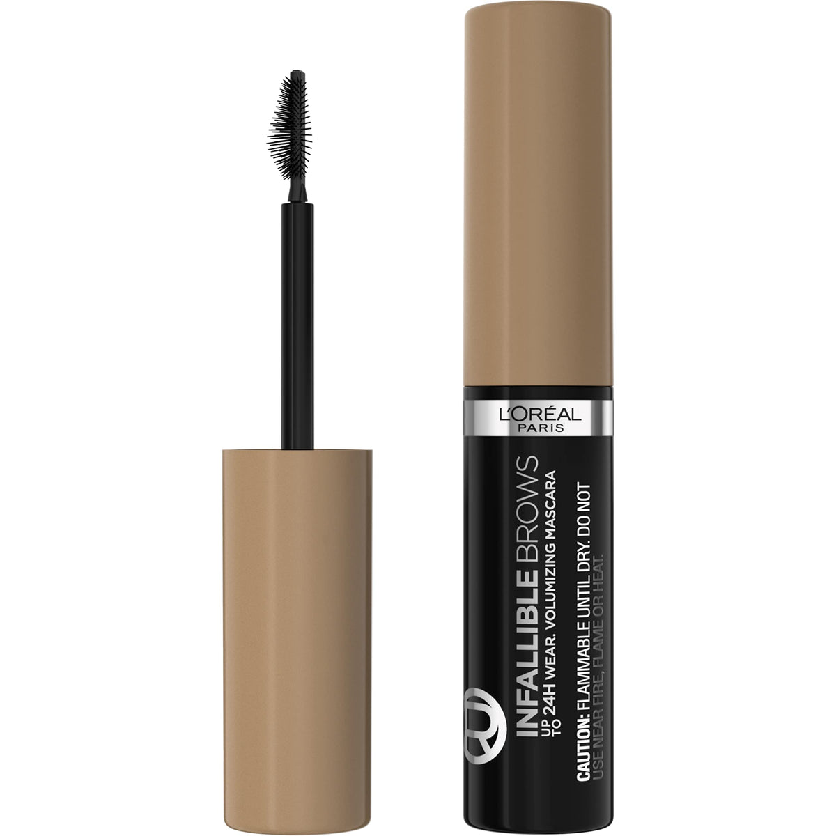 L’Oréal Paris Infallible Brow Mascara, 24H Volume & Long Lasting, Blonde, 0.13 Fl Oz