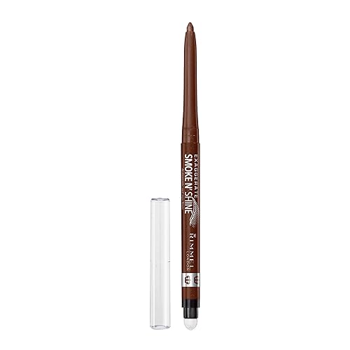 Rimmel London Exaggerate Smoke N' Shine Eye Definer, Long-Wearing Gel Eyeliner, Copper Bling