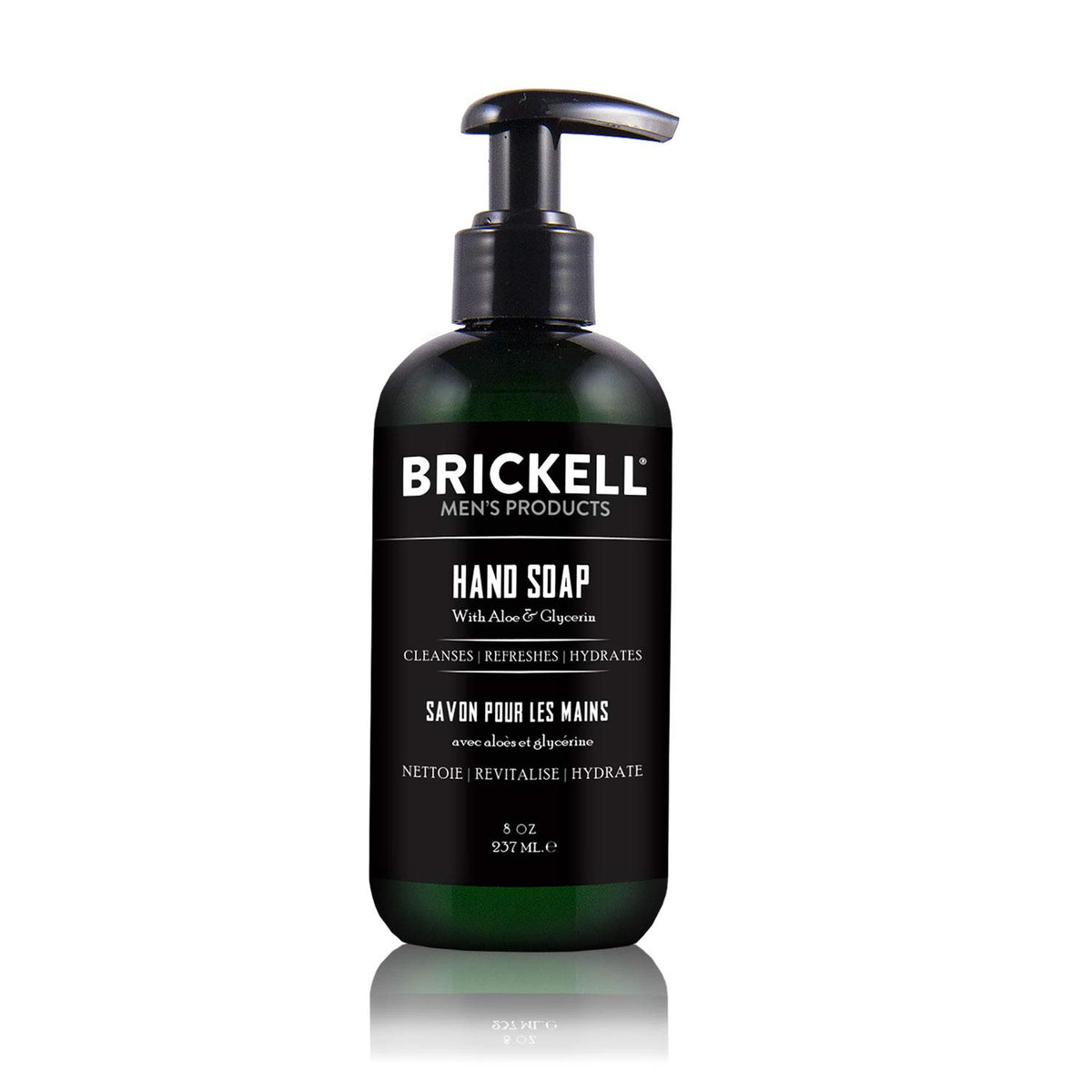 Brickell Men'S Hand Soap - Natural & Organic Moisturizing Liquid Soap, Cedarwood & Rain, 8 Fl Oz