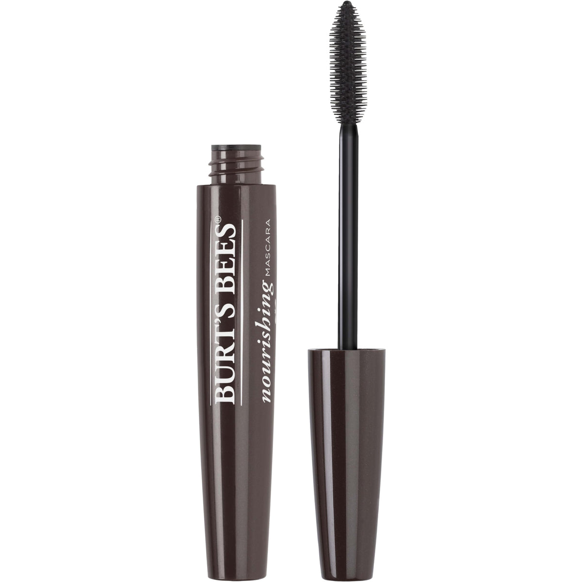 Burt'S Bees 100% Natural Mascara, Black Brown - Nourishing Formula, 0.4 Ounce