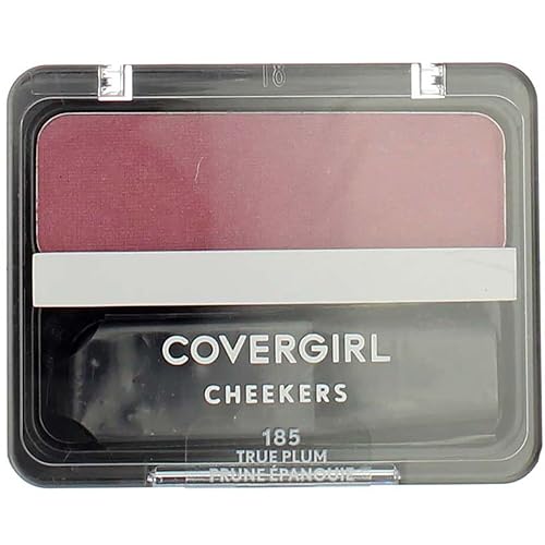 Covergirl True Plum 185 Cheekers Blush - 0.12 Oz Natural Finish Makeup