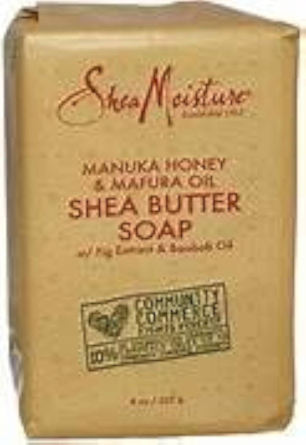 Sheamoisture Shea Butter Soap With Manuka Honey & Mafura Oil - 8Oz Dry Skin Cleanser