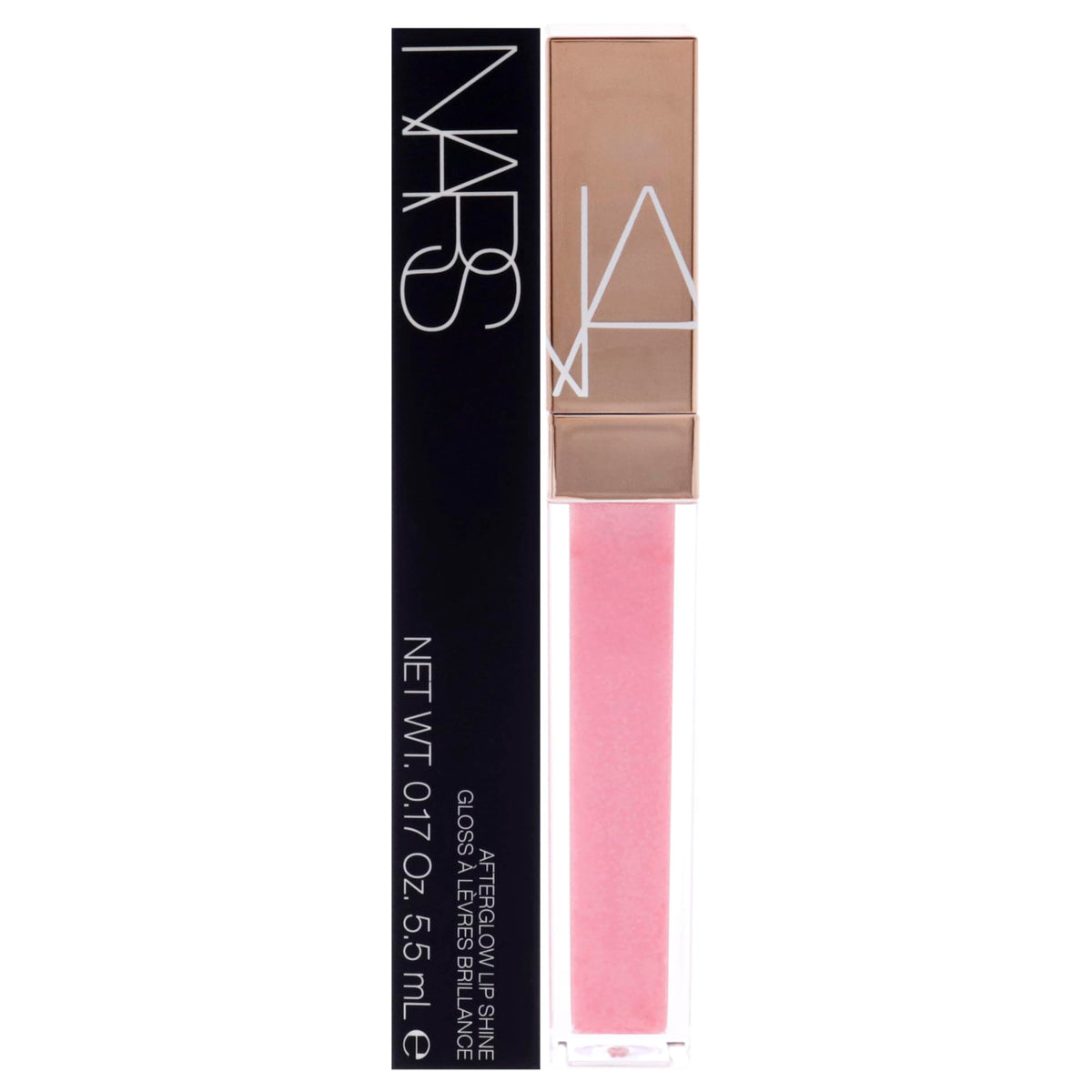 Nars Afterglow Lip Shine In Cool Pink - 0.17 Oz Moisturizing Lip Gloss For Women