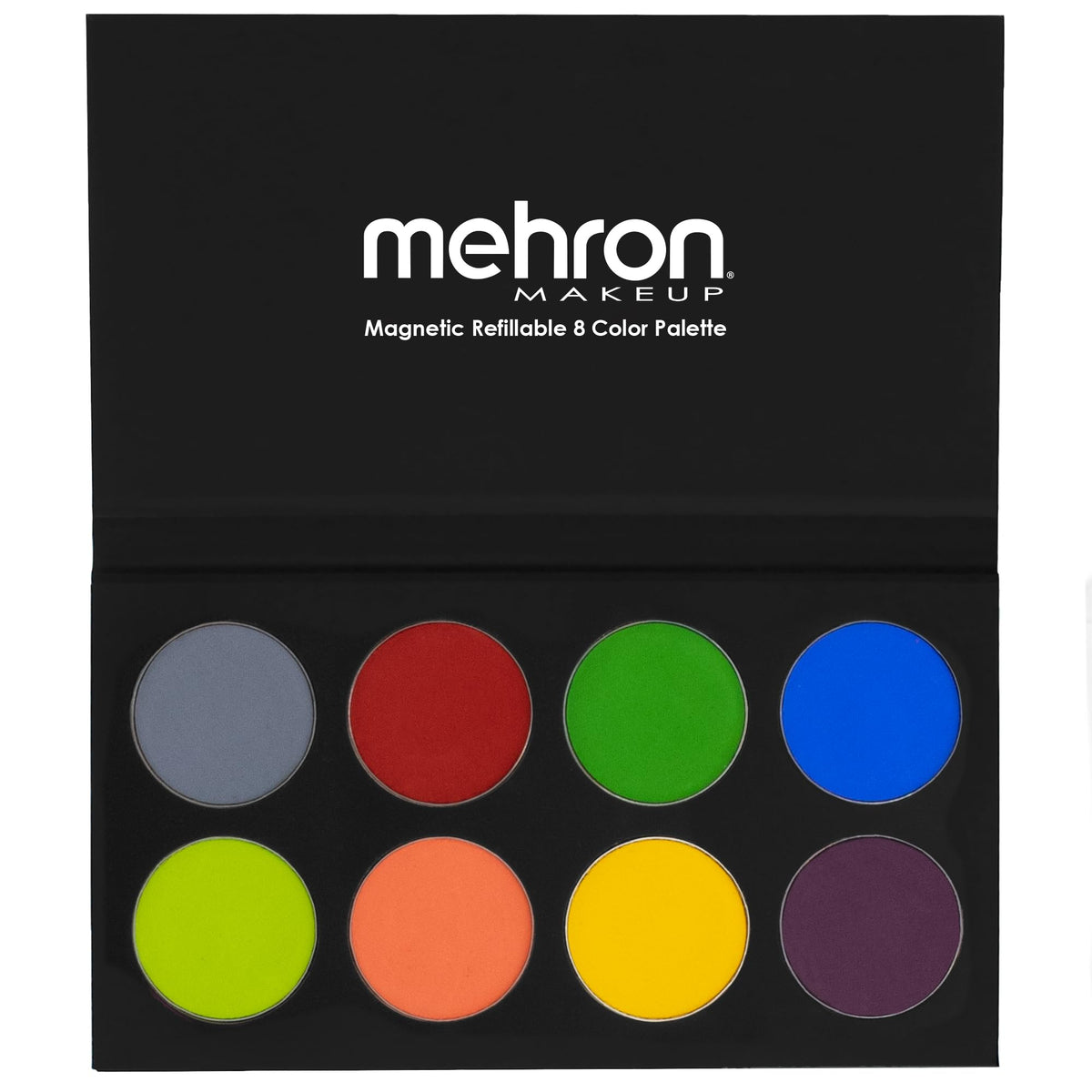 Mehron Makeup Paradise Aq 8 Color Tropical Palette - Water Activated Face & Body Paint