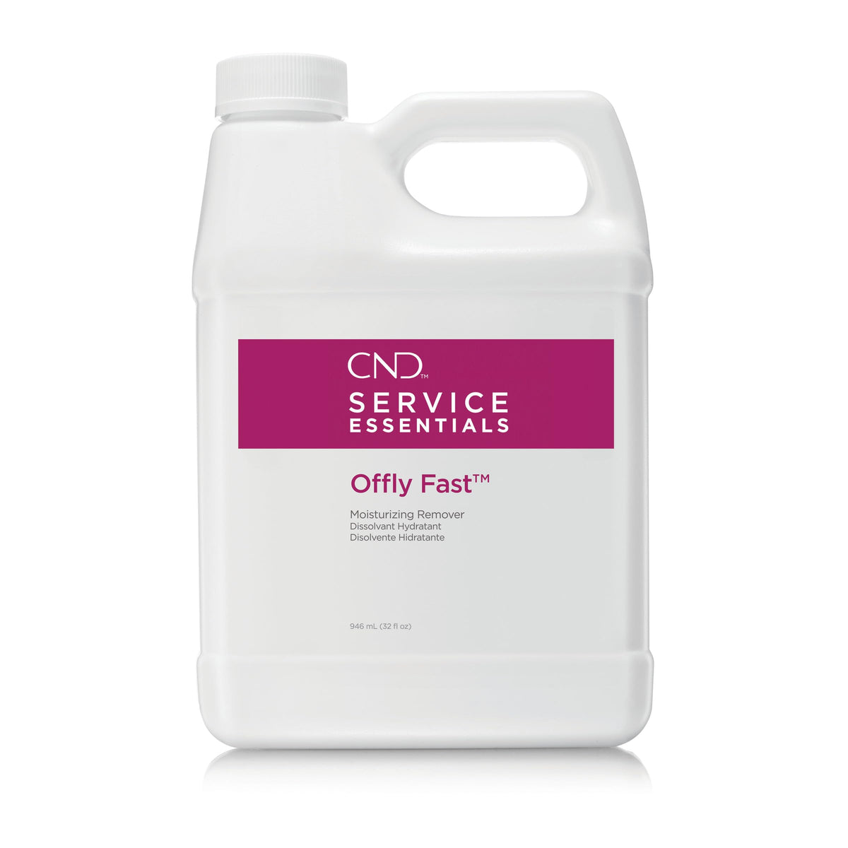 Cnd Shellac Offly Fast® Nail Polish Remover - 32 Oz, Removes Gel, Liquid & Powder Adhesives