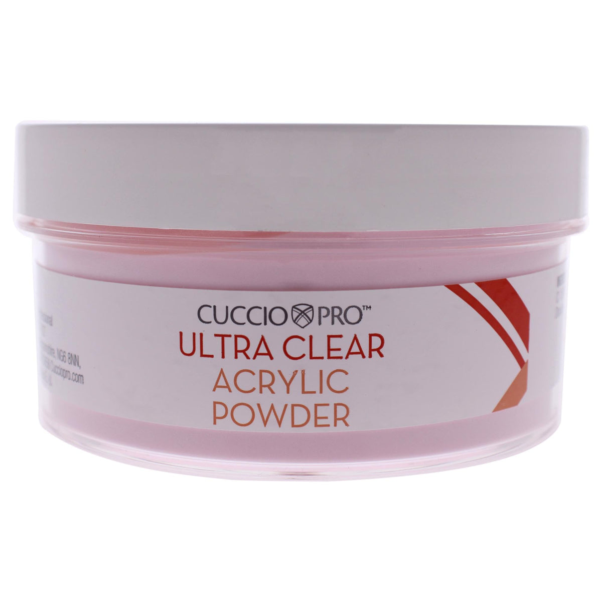 Cuccio Pro Ultra Clear Acrylic Powder - Extreme Pink 12.75 Oz for Nail Art and Extensions