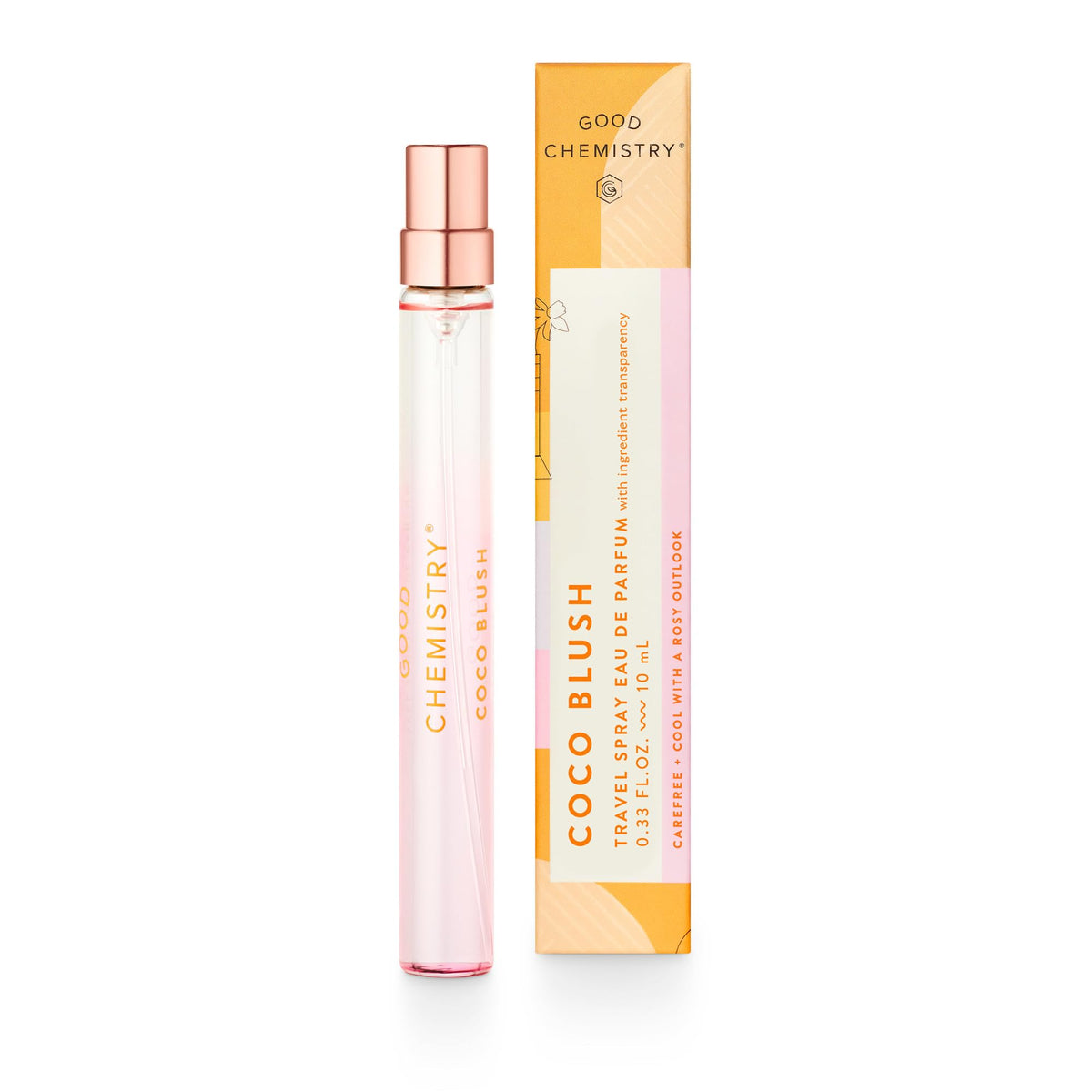 Good Chemistry Coco Blush Eau de Parfum Travel Spray - 0.33 Fl Oz, Floral Scent