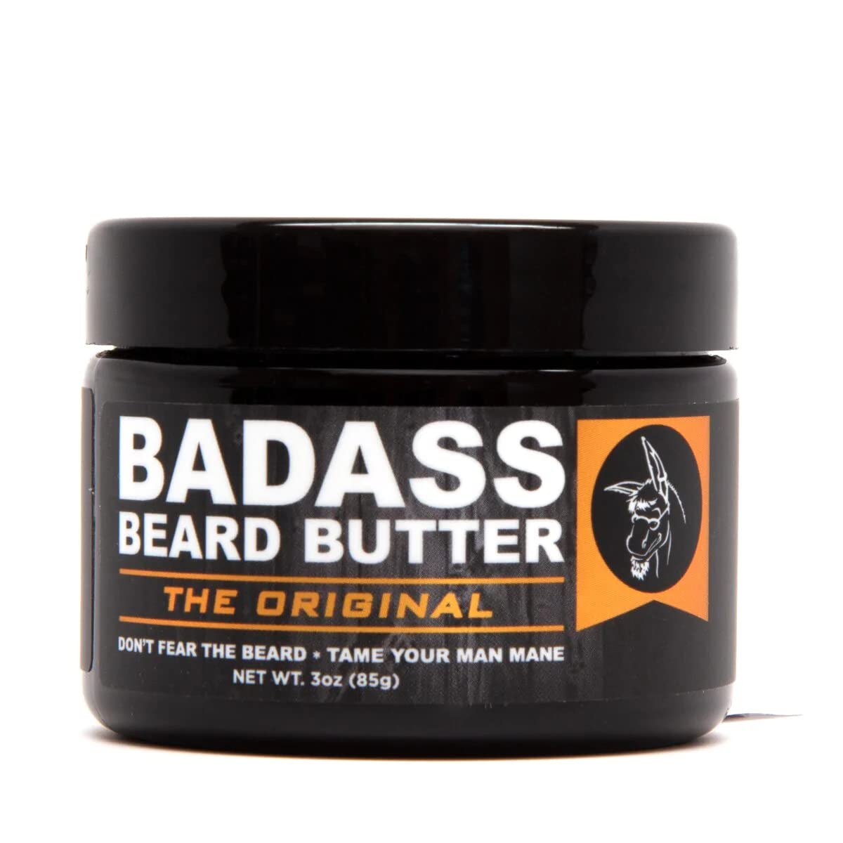 Badass Beard Care Beard Butter - Original 3 Oz, Nourishing & Soothing For Healthy Beards