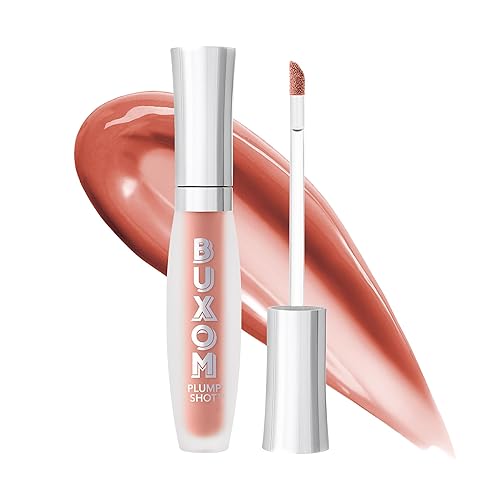 Buxom Plump Shot Lip Serum - Collagen-Infused Gloss With Hyaluronic Acid & Peptides, Exposed 0.