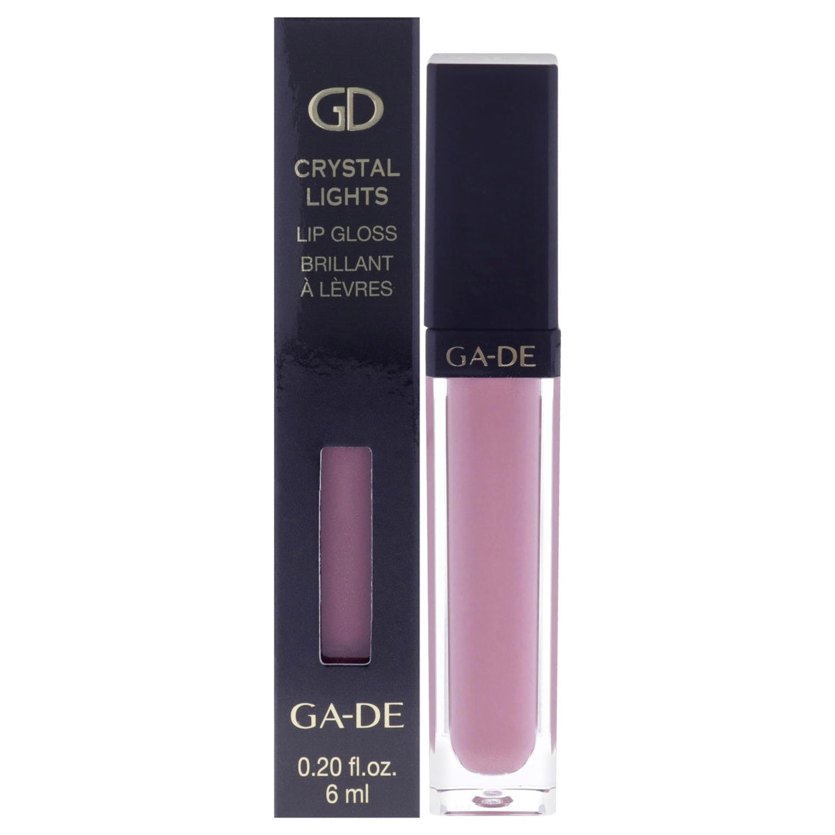 Ga-De Crystal Lights Lip Gloss 829, Sand - Light-Reflecting, Moisturizing, 0.2 Oz