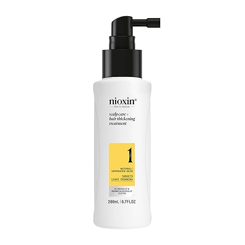 Nioxin Scalp Care Hair Thickening Leave-In Treatment For Natural Hair, 6.8 Oz, Niacinamide & Biotin