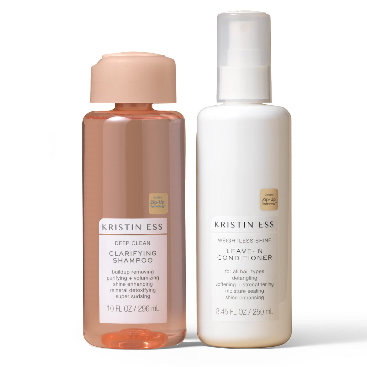 Kristin Ess Deep Clean Clarifying Shampoo & Weightless Shine Leave In Conditioner Set