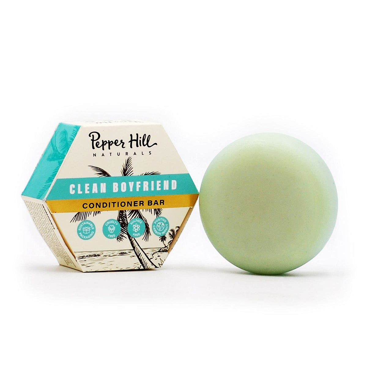 Pepper Hill Conditioner Bar - Vegan, Cruelty-Free, Sulfate-Free Solid Shampoo - 1 Count