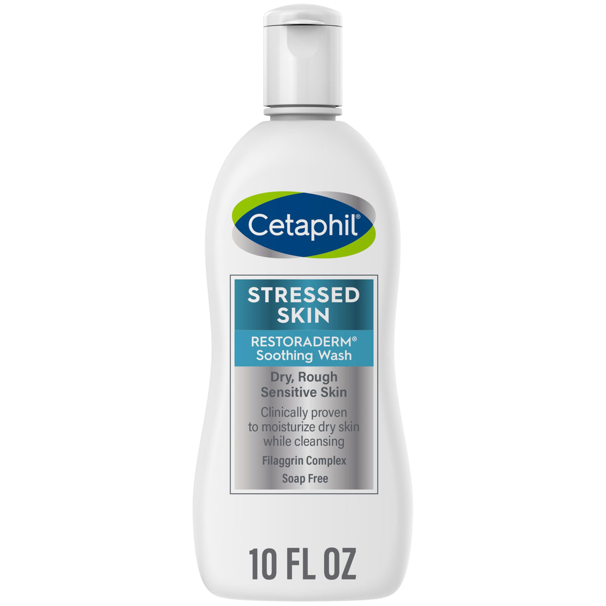 Cetaphil Restoraderm Soothing Wash, 10 Fl Oz - Hypoallergenic, Soap & Paraben Free, Eczema