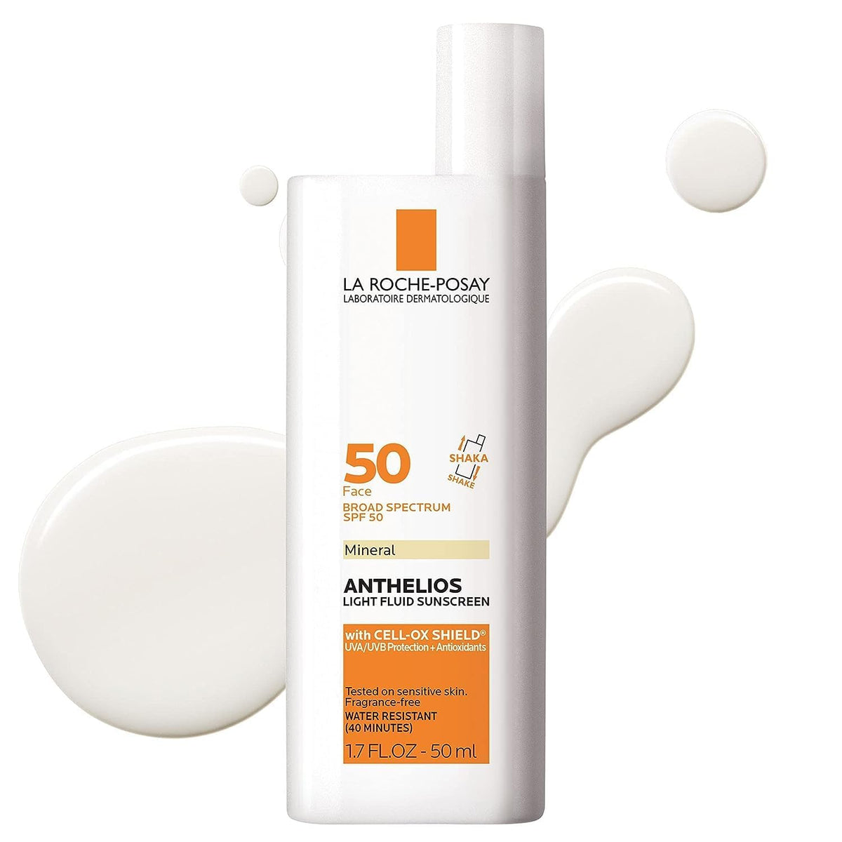 La Roche-Posay Anthelios Mineral Face Sunscreen Spf 50, Oil-Free, Sensitive Skin, 1.7 Fl Oz