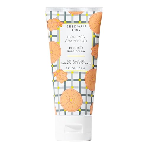 Beekman 1802 Goat Milk Hand Cream, Honeyed Grapefruit, 2 Oz - Moisturizing, Anti-Aging,