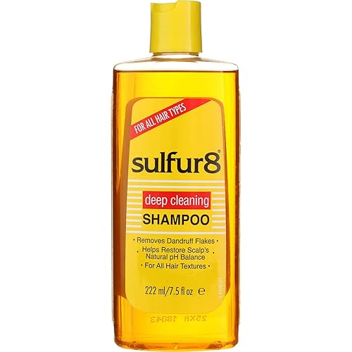 Sulfur-8 Deep Cleaning Shampoo 7.5Oz (6 Pack) - Scalp Care & Dandruff Treatment