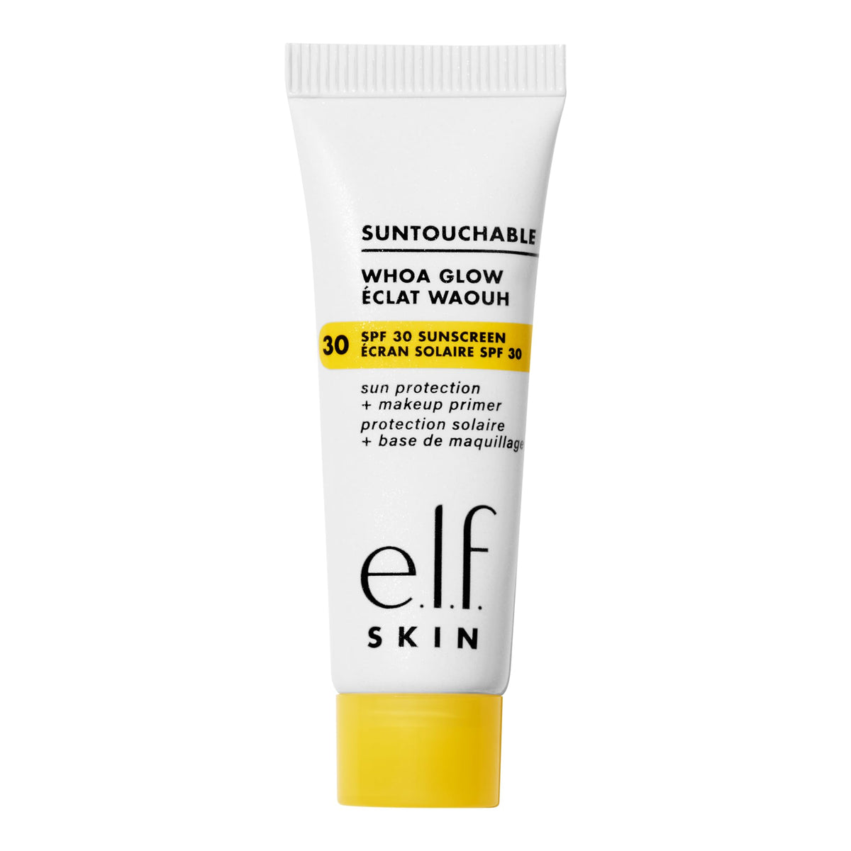 E.L.F. Skin Suntouchable Whoa Glow Spf 30 Mini Sunscreen & Makeup Primer With Hyaluronic Acid