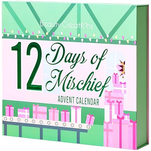 Beauty Creations 12 Days Of Mischief Beauty Advent Calendar - Holiday Makeup Gift Set