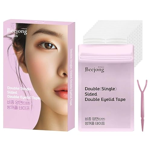 Beejong Double Eyelid Tape For Hooded Eyes – Clear Invisible Lifter, 4Mm, 180P Strips