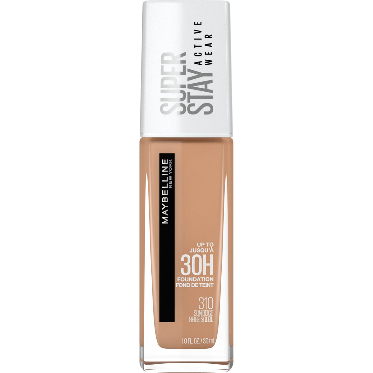 Maybelline Super Stay Full Coverage Foundation, 30Hr Wear, Matte Finish, Sun Beige, 1 Fl Oz