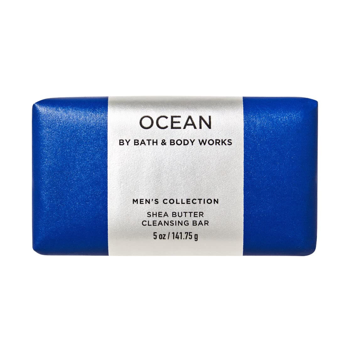 Bath & Body Works Ocean For Men Shea Butter Cleansing Bar, 4.2 Oz - Blue, Moisturizing Soap