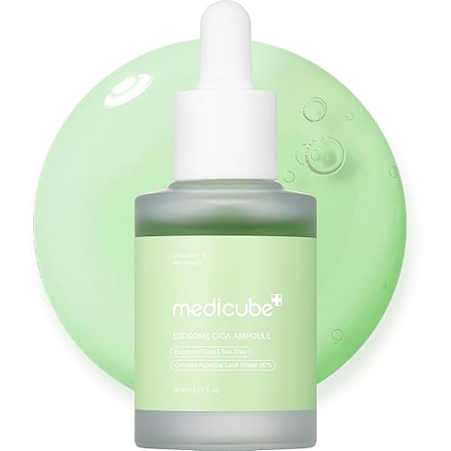 Medicube Exosome Cica Tea Tree Ampoule 30Ml - Soothing Serum For Sensitive Skin, Reduces Redness