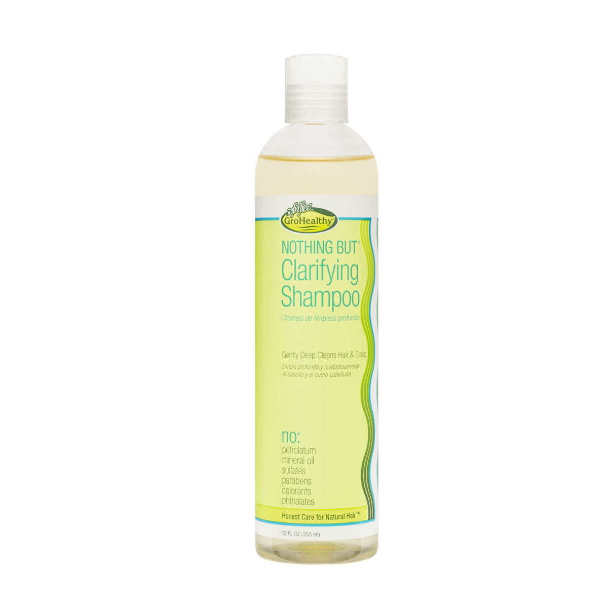 Nothing But Sulfate-Free Clarifying Shampoo For Natural Hair - Detox & Buildup Removal - 12Oz