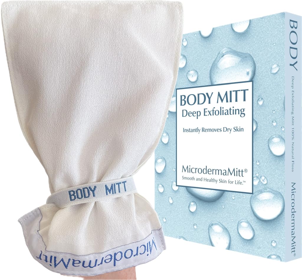 Microdermamitt Deep Exfoliating Mitt - Dead Skin Remover For Smooth Skin, 1 Count