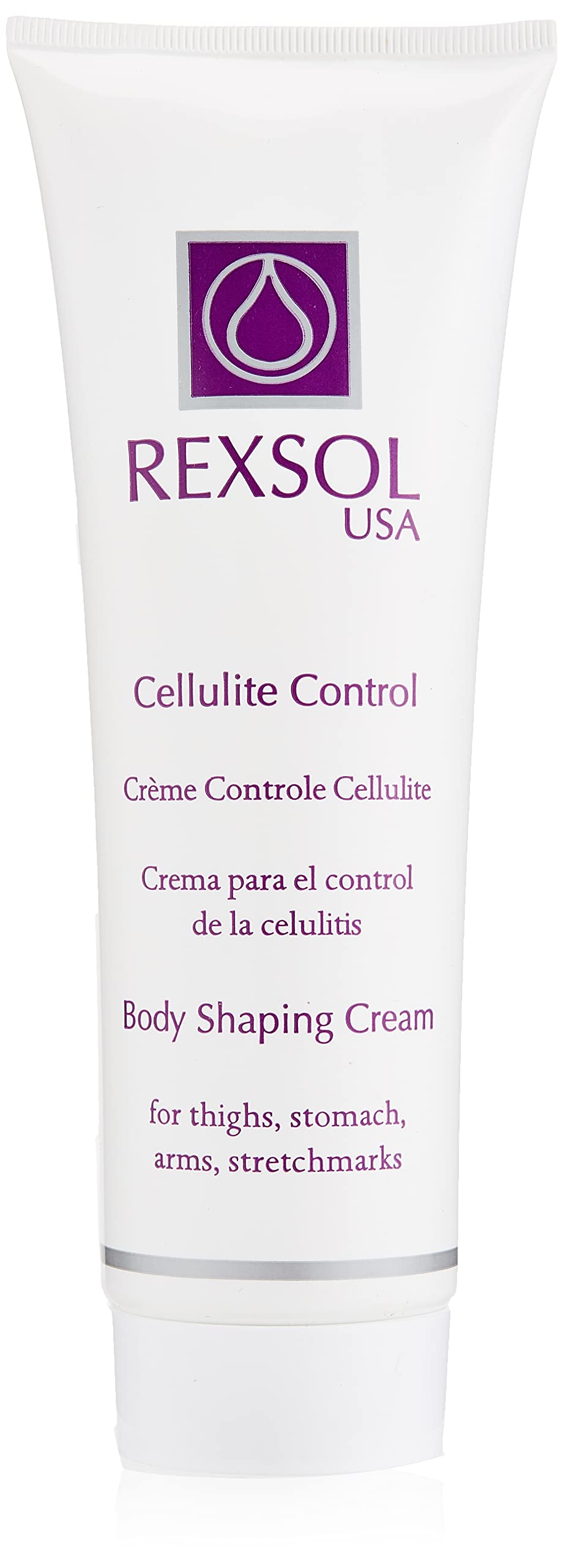 Rexsol Cellulite Control Cream - Refines Body Contours, Minimizes Stretch Marks, 8 Fl Oz