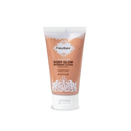 Fake Bake Bronzy Babe Tinted Moisturizer Lotion, Face & Body Glow, 2Oz - All Skin Tones