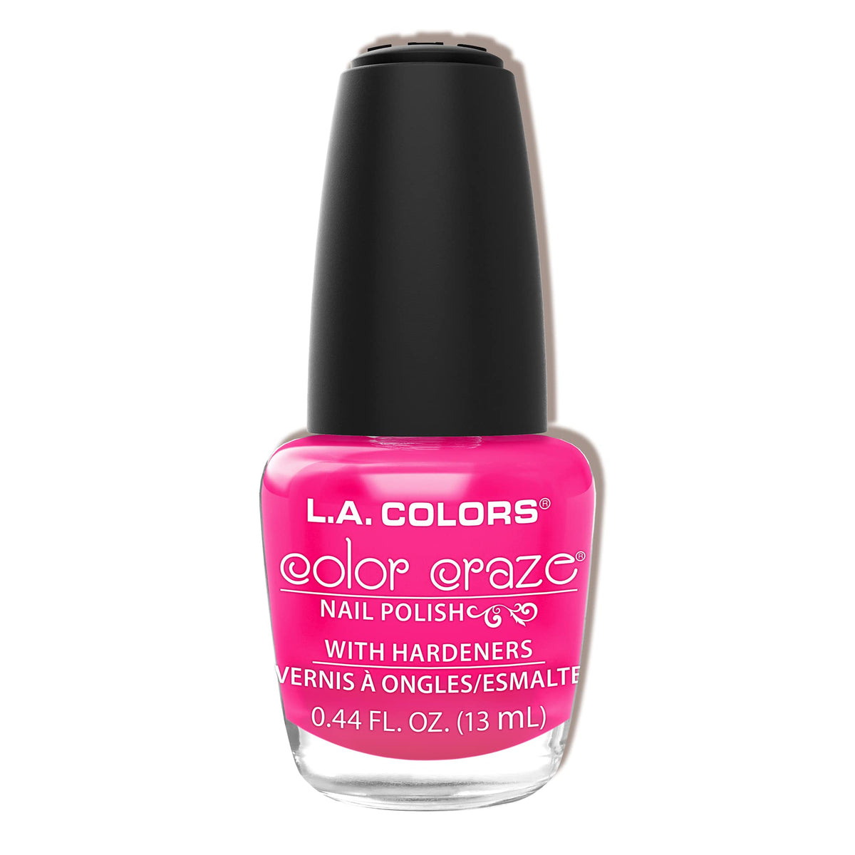 L.A. Colors Color Craze Nail Polish - La Creme, 0.44 Fl Oz, Absolute Shade