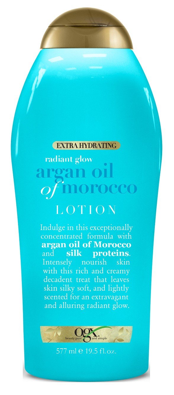 Ogx Argan Oil Body Lotion, 19.5 Oz (Pack Of 6) - Hydrating Moisturizer For All Skin