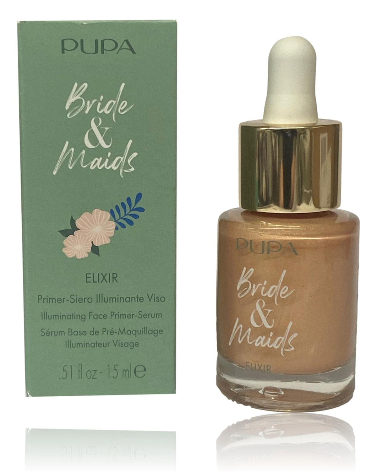 PUPA Milano Bride And Maids Elixir Face Serum  Repair And Hydrates Skin  Perfect For Providing A Boost Of Moisturization  Pre