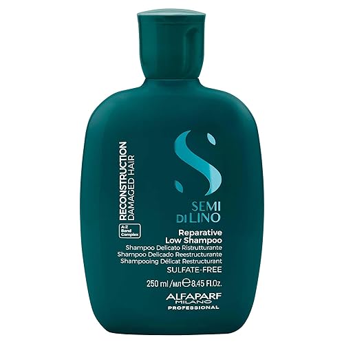 Alfaparf Milano Sulfate Free Repair Shampoo For Damaged Hair - Color Safe & Vegan, 8.45 Oz