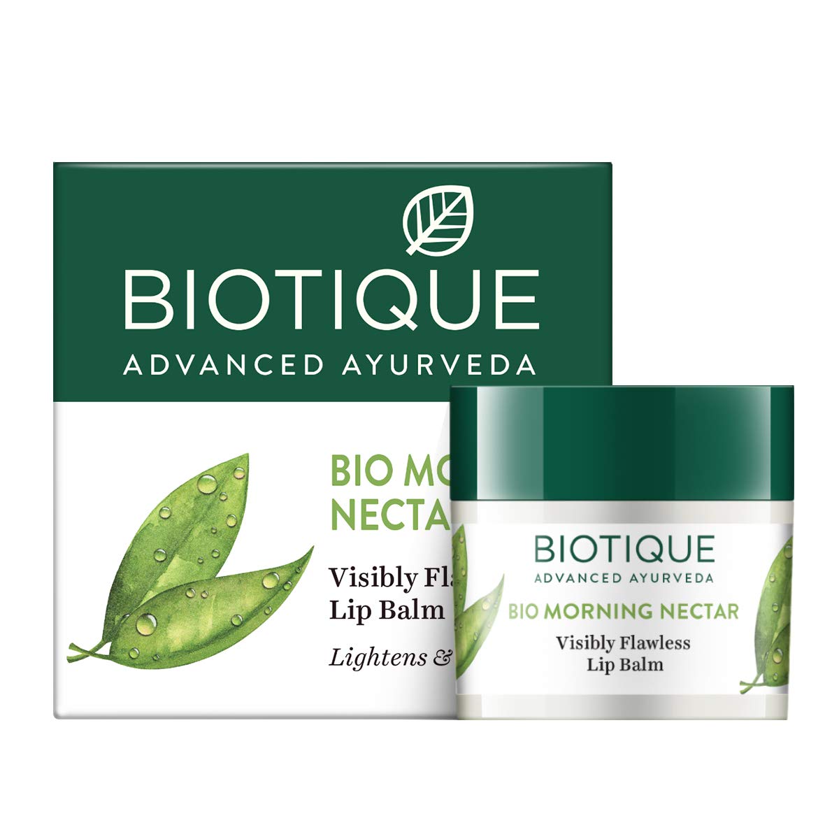 Biotique Bio Morning Nectar Lip Balm Spf 30 | Clear, Lightweight Sunscreen, 1 Count