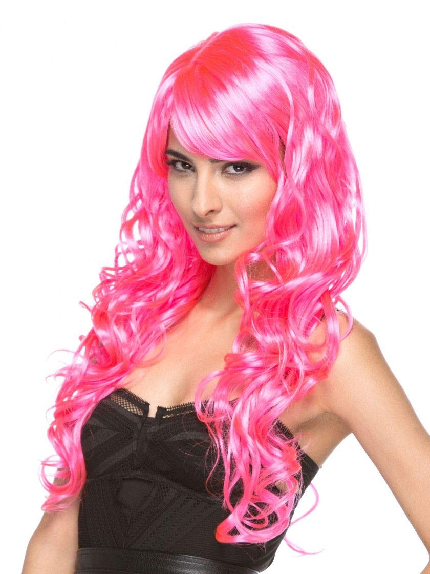 HairDo Highlight Wrap - R2 R6 Ebony, Pink Polyester Hair Accessory for Stylish Looks