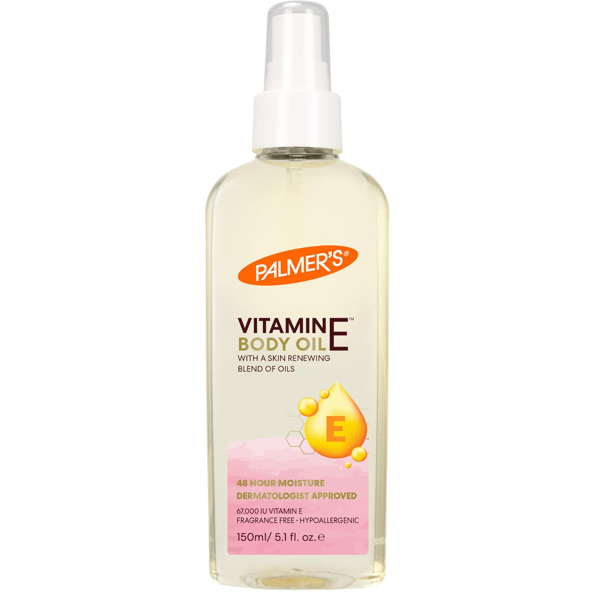 Palmer'S Vitamin E Multi-Purpose Body Oil, 5.1 Fl Oz - Nourishing Skin & Hair Moisturizer