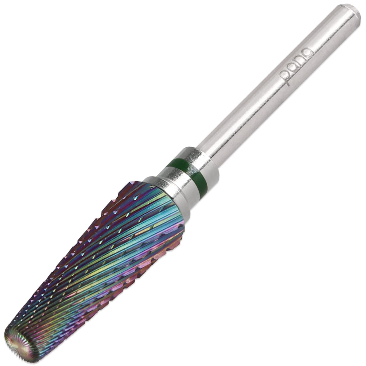 Pana 5-In-1 Multi-Function Tungsten Drill Bit Set - Rainbow, 3/32&quot; Shank For Acrylic Nails